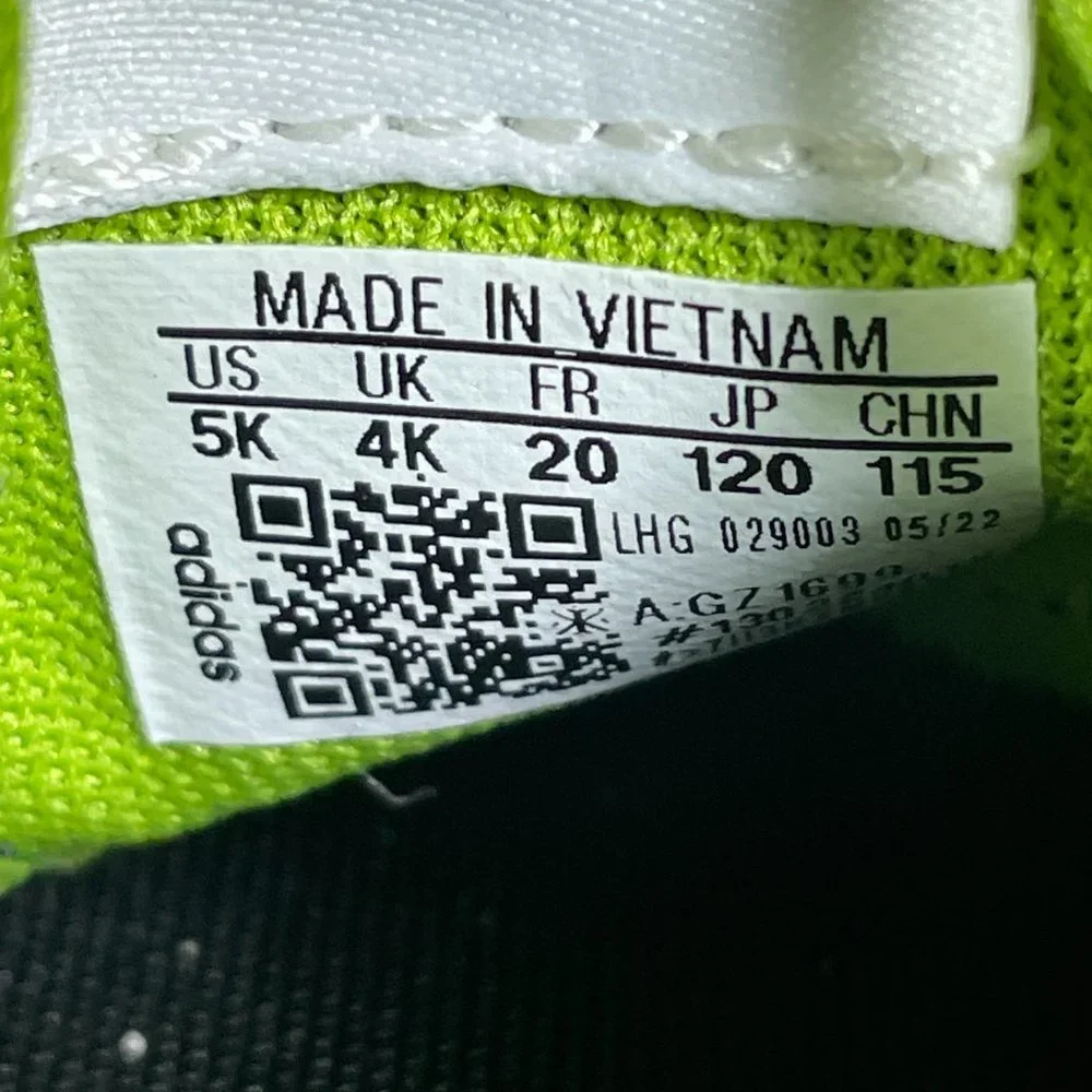 adidas x Disney Vulc Raid3r Toddler 5K Shoes Muppets Kermit The Frog Sneakers